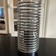 Chrome steel spring lamp