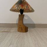 Lampe en bois