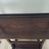 Fireplace or heat screen with leather footrest 13th-14th century