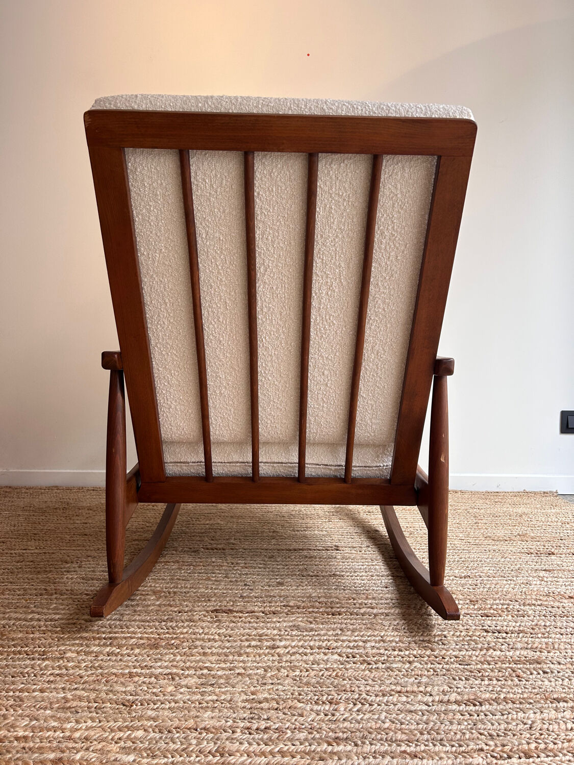 Rocking chair scandinave vintage