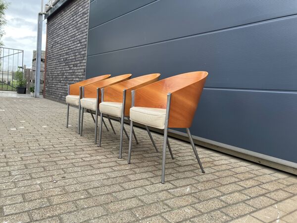 4x King Costes dining chairs, Philippe Starck, Aleph Driade
