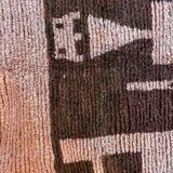 Moroccan Berber rug, Bohemian Boujad in wool.