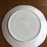 Moustiers plate signed bird decor