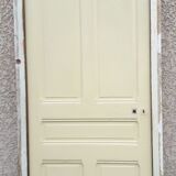 Porte 83x213.5cm communication panneautée moulurée