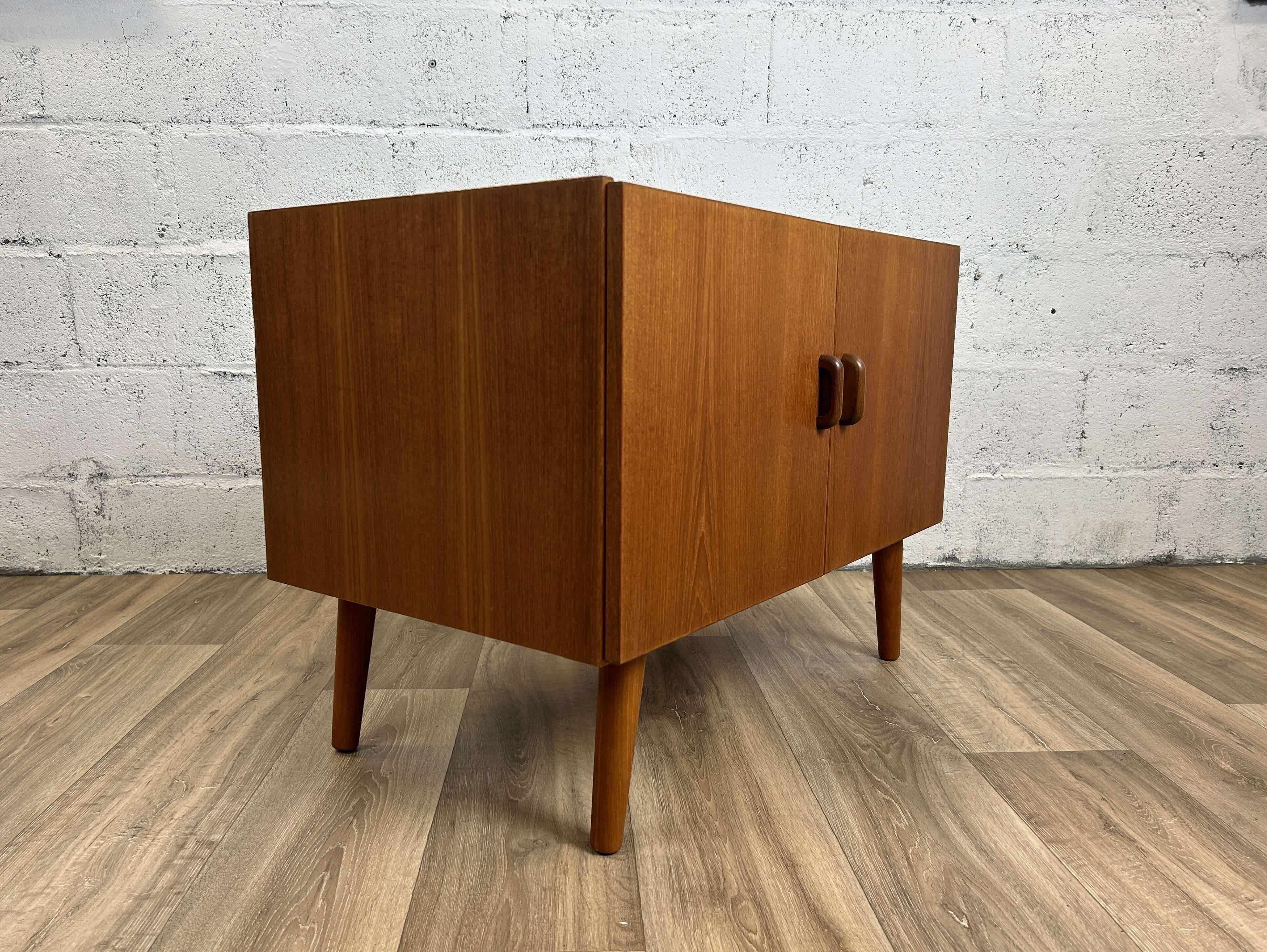Vintage Scandinavian teak sideboard by Denka, 1960s