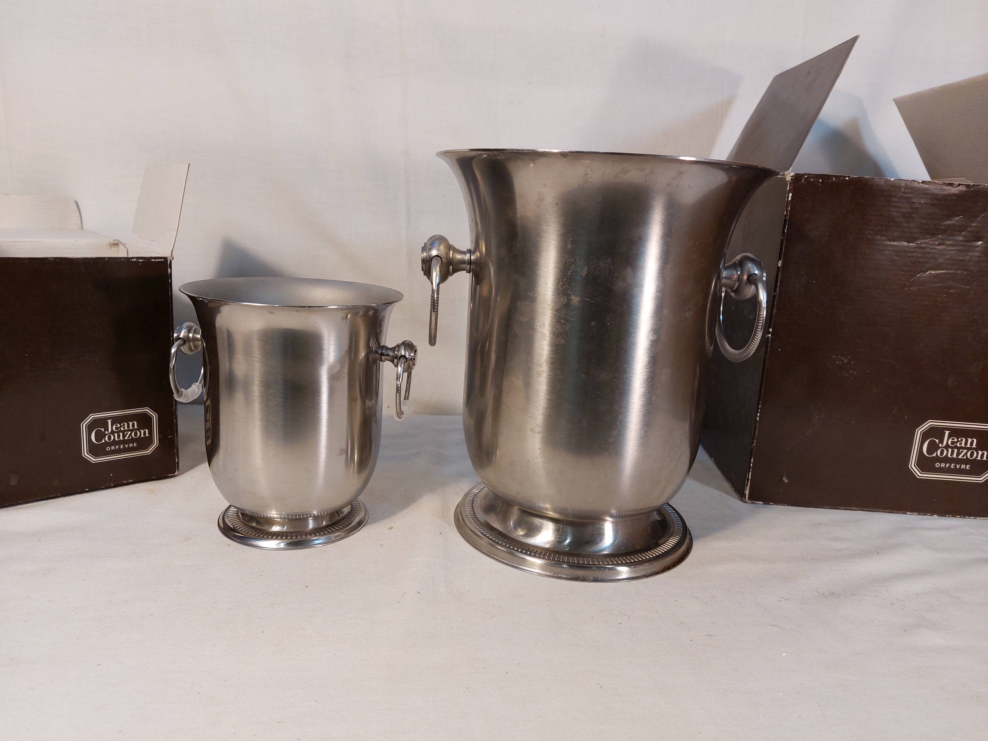 Jean Couzon Silverware Set - Champagne Bucket + Ice Bucket