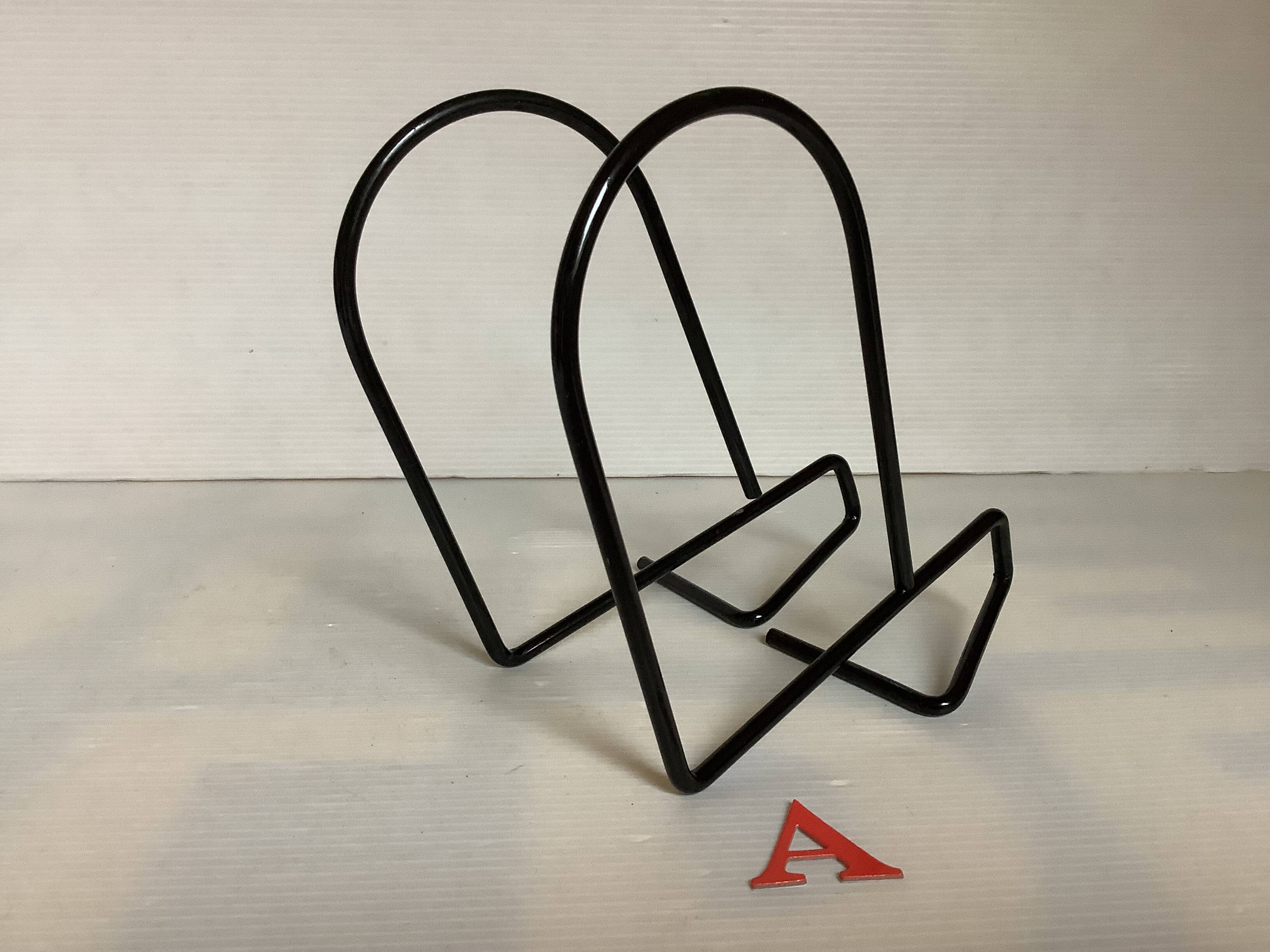 Paire de serre livres métal noir A