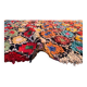 Tapis Berbère Boucherouite - 156 x 442 cm