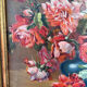 Bouquet of roses, oil on framed panel