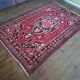 Handmade Persian Hamadan rug 207x132cm