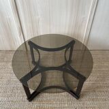 Glass & wood coffee table - Ingmar Relling