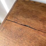 Oak console drapery 1950