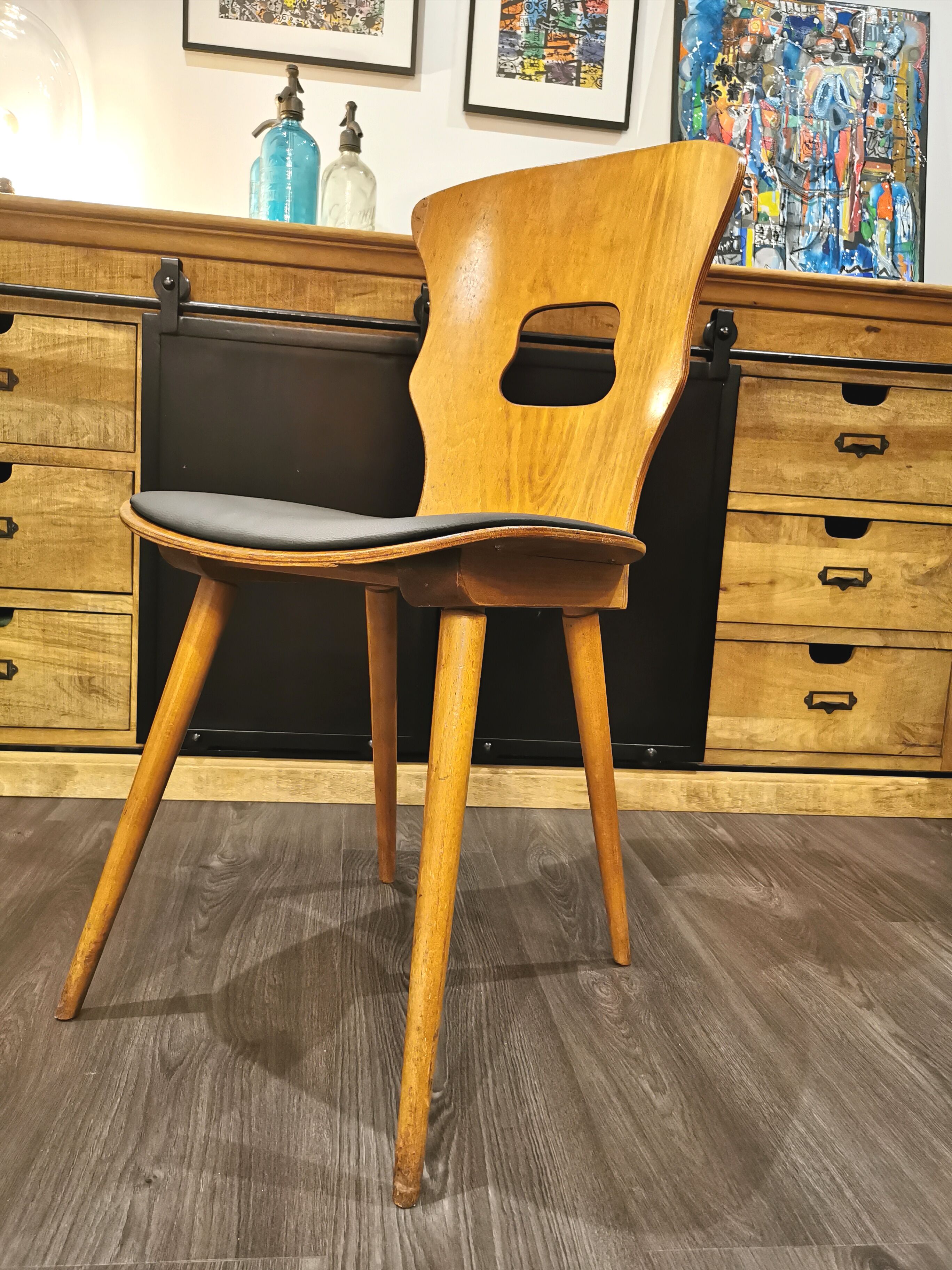 A Baumann Gentiane bistro chair