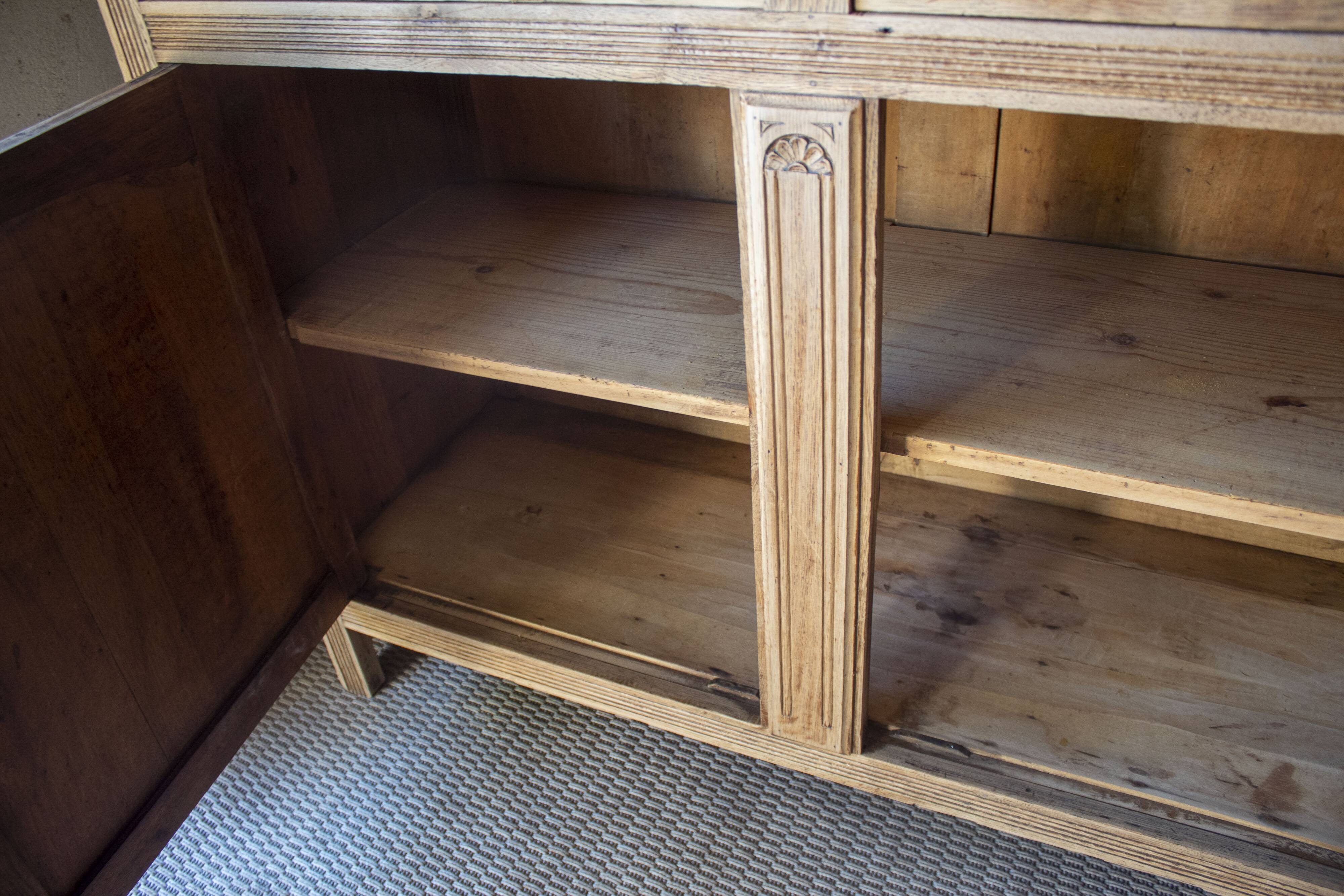 Vintage oak grand buffet