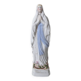 Old Virgin Mary statue in biscuit 25.5 cm