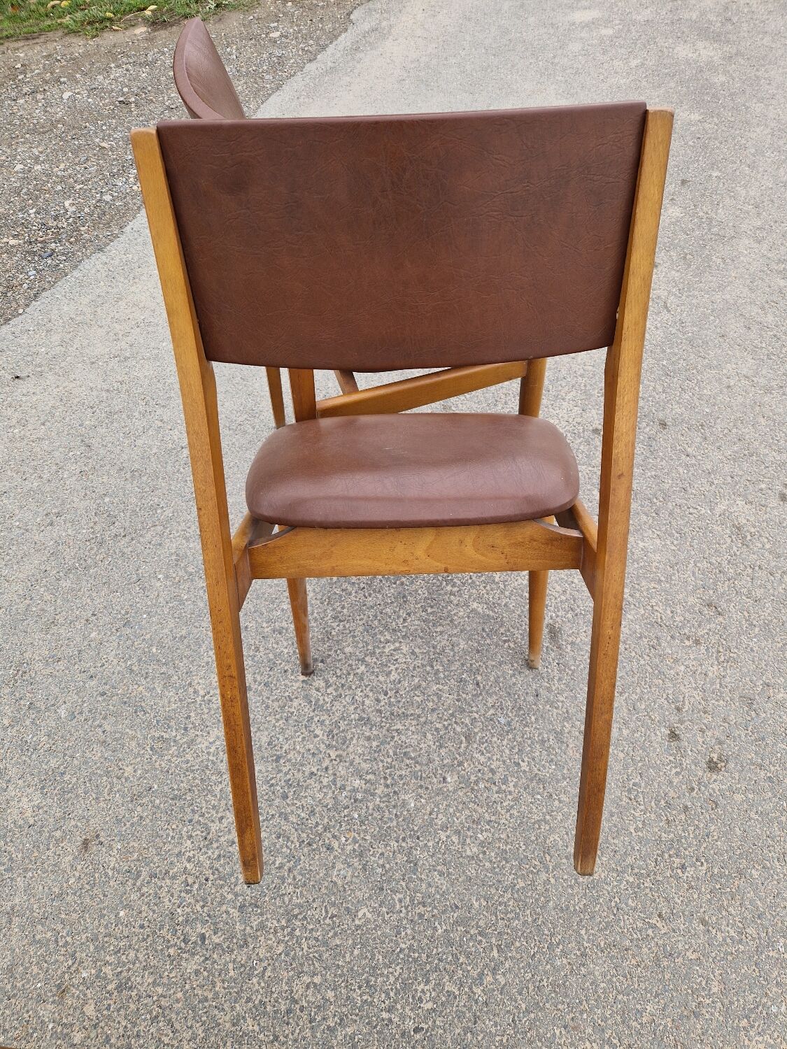 Set of 4 vintage Scandinavian chairs