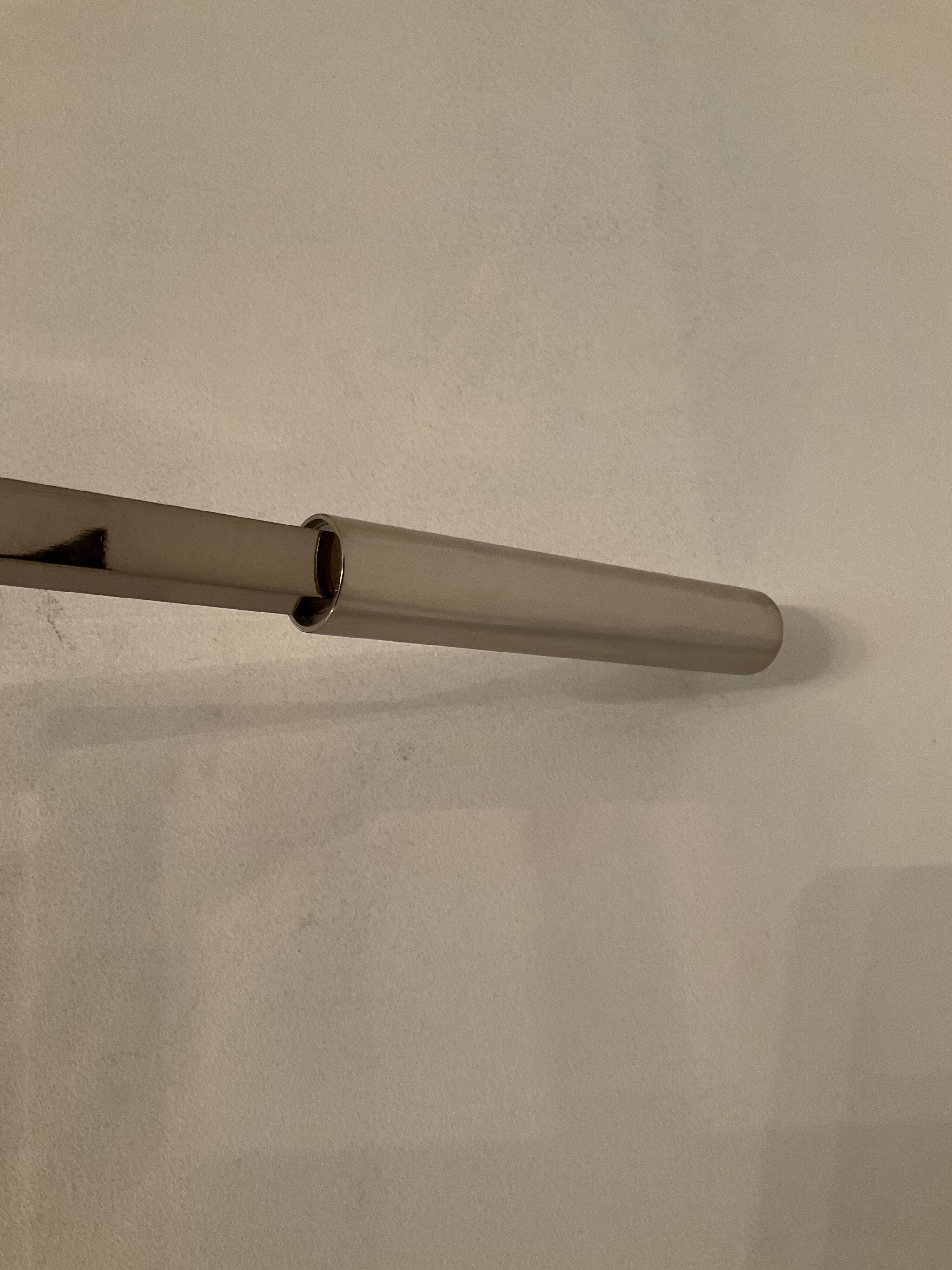 Deknudt brass floor lamp from the 60s