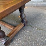 Vintage 19th-century farmhouse bench in solid wood, 250cm