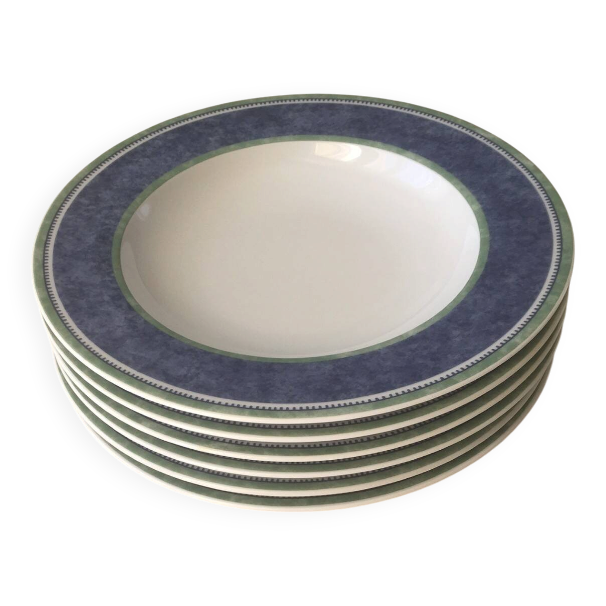 service of 6 new deep plates from Villeroy & Boch