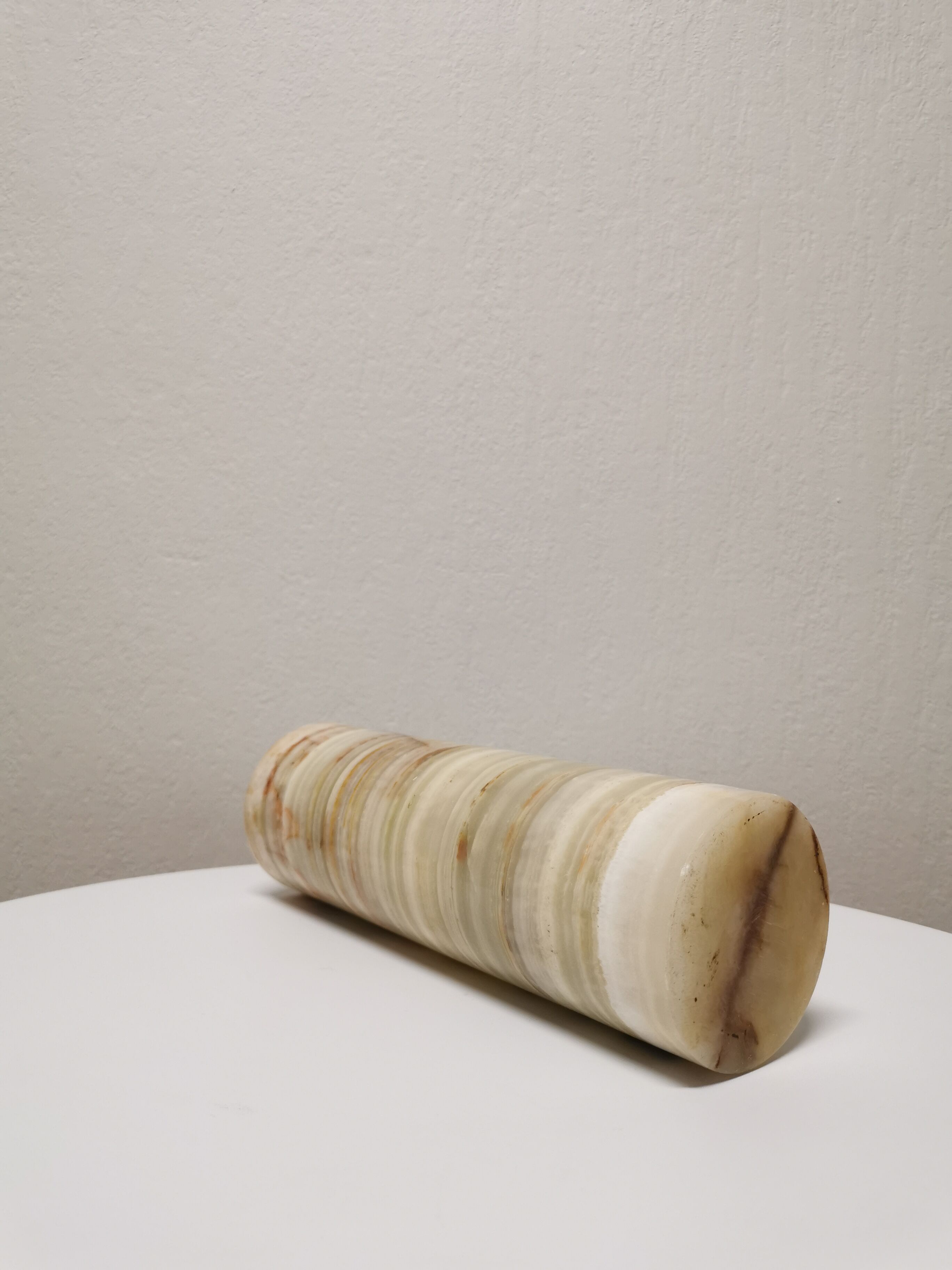 Marble scroll vase, 1970