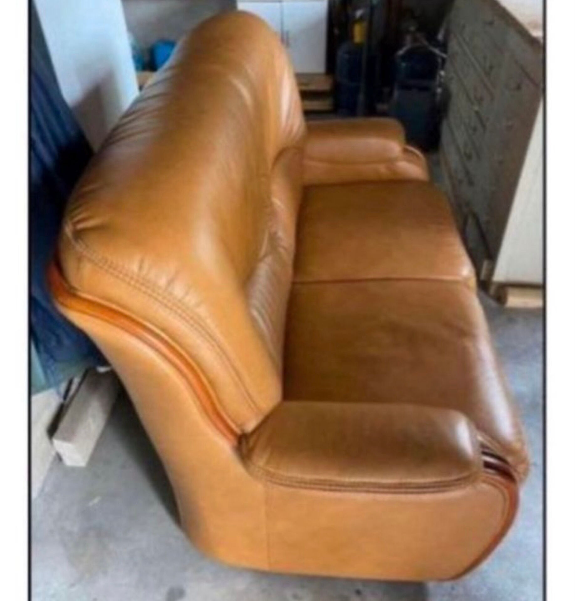 Leather sofa