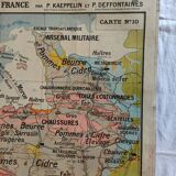 Hatier Kaeppelin school map poster n°10 Brittany Vendée