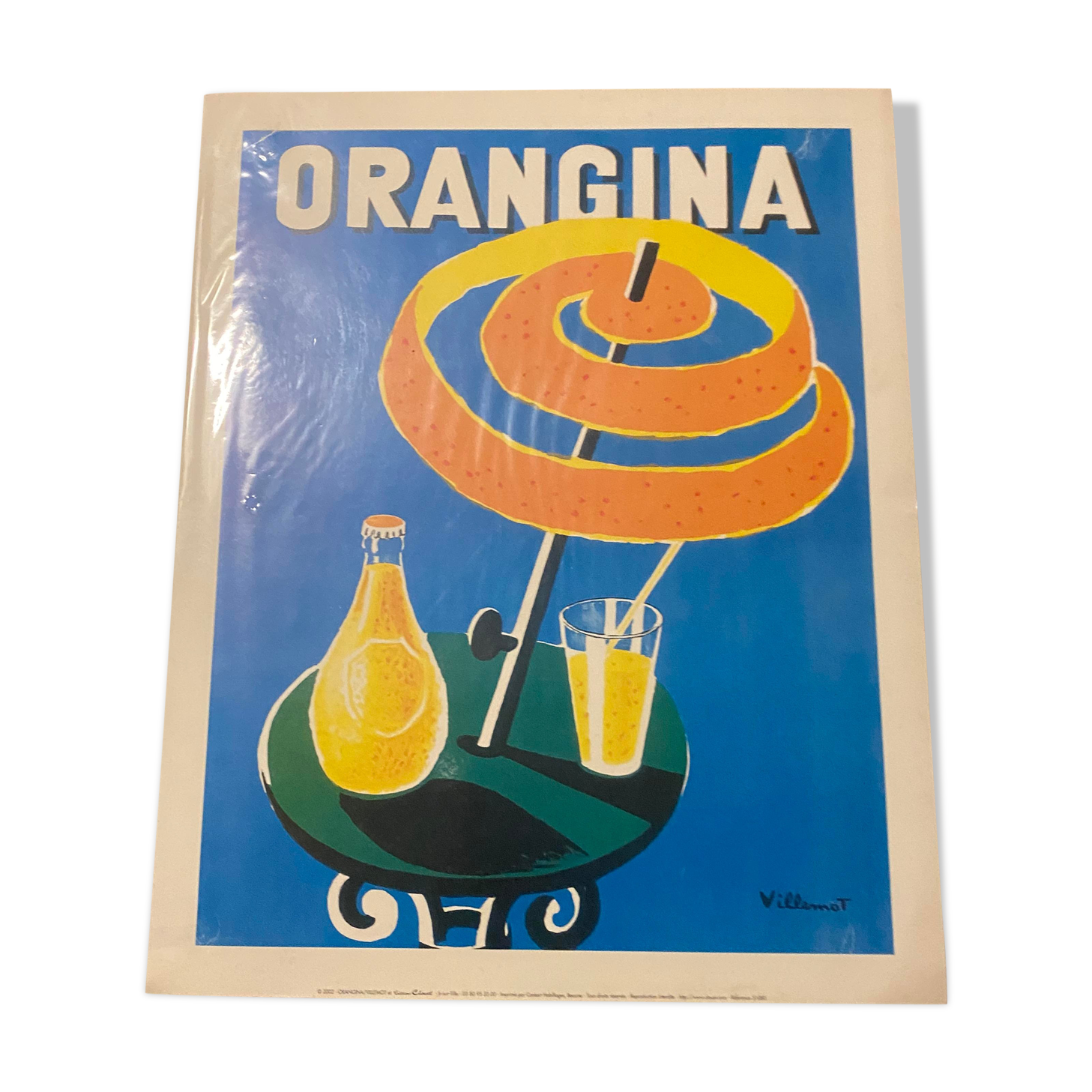 Affiche vintage Orangina