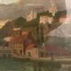 Tableau ancien paysage XVIIe