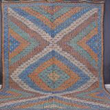 Oversize Handwoven Oushak Kilim Rug sku1897