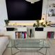 Table basse design moderniste (Style Bauhaus / Space Age)