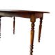 Round (foldable) table in solid wood (walnut)