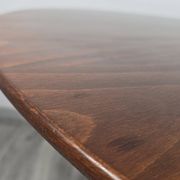 Mid-Century Pedestal Dining Table attributed to Dřevotvar Jablonné, 19