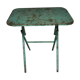 Painted metal folding table