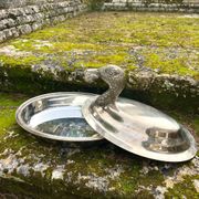 Duck Serving Platter – Vintage French EPNS Silver Plated Game Dish
