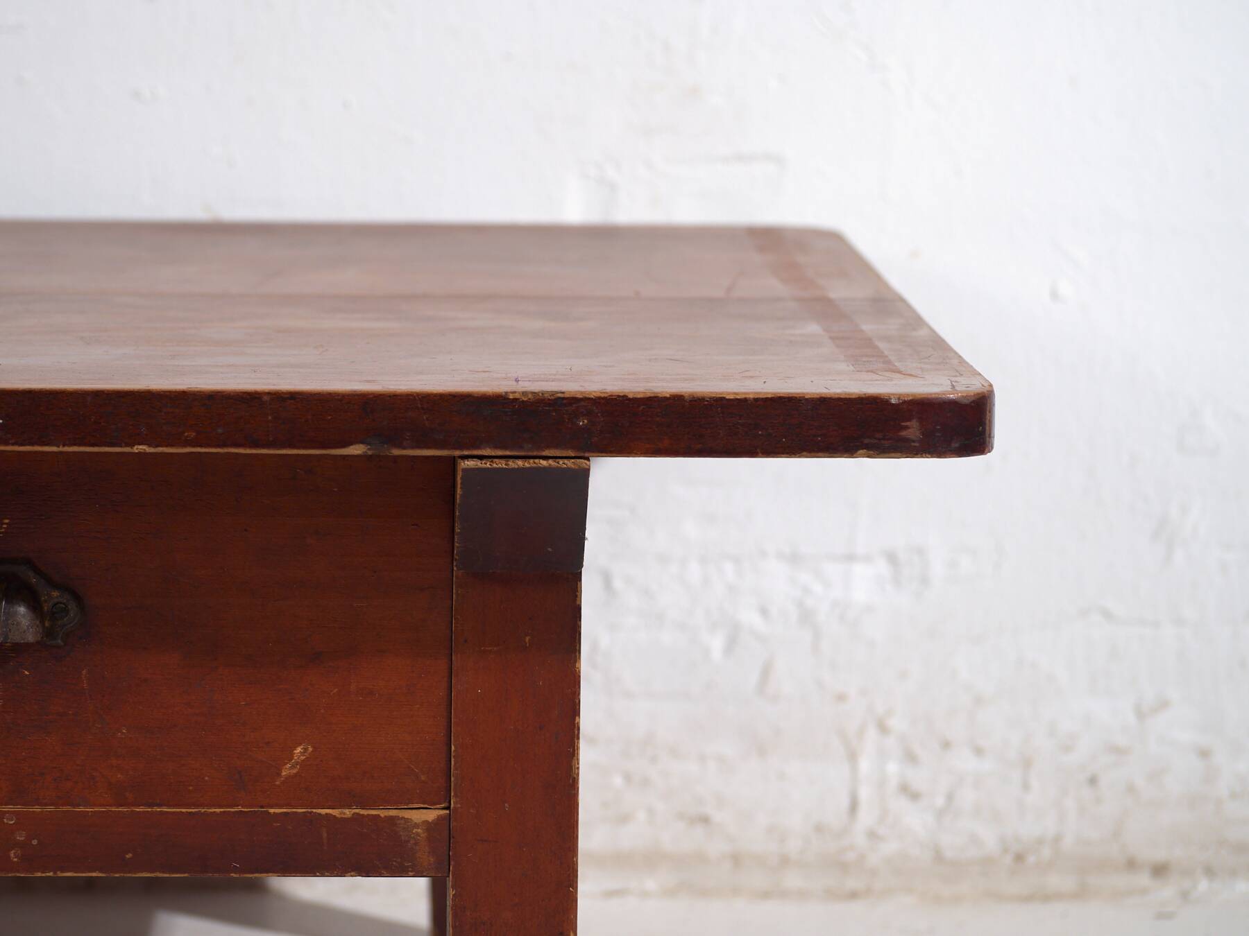 Table basse japonaise ancienne avec tiroirs – période Showa – vers 1930-1950
