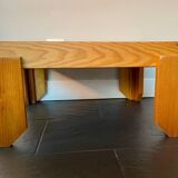 Table basse vintage pin massif