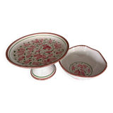 Coupelle et plat de présentation La Roue Vallauris