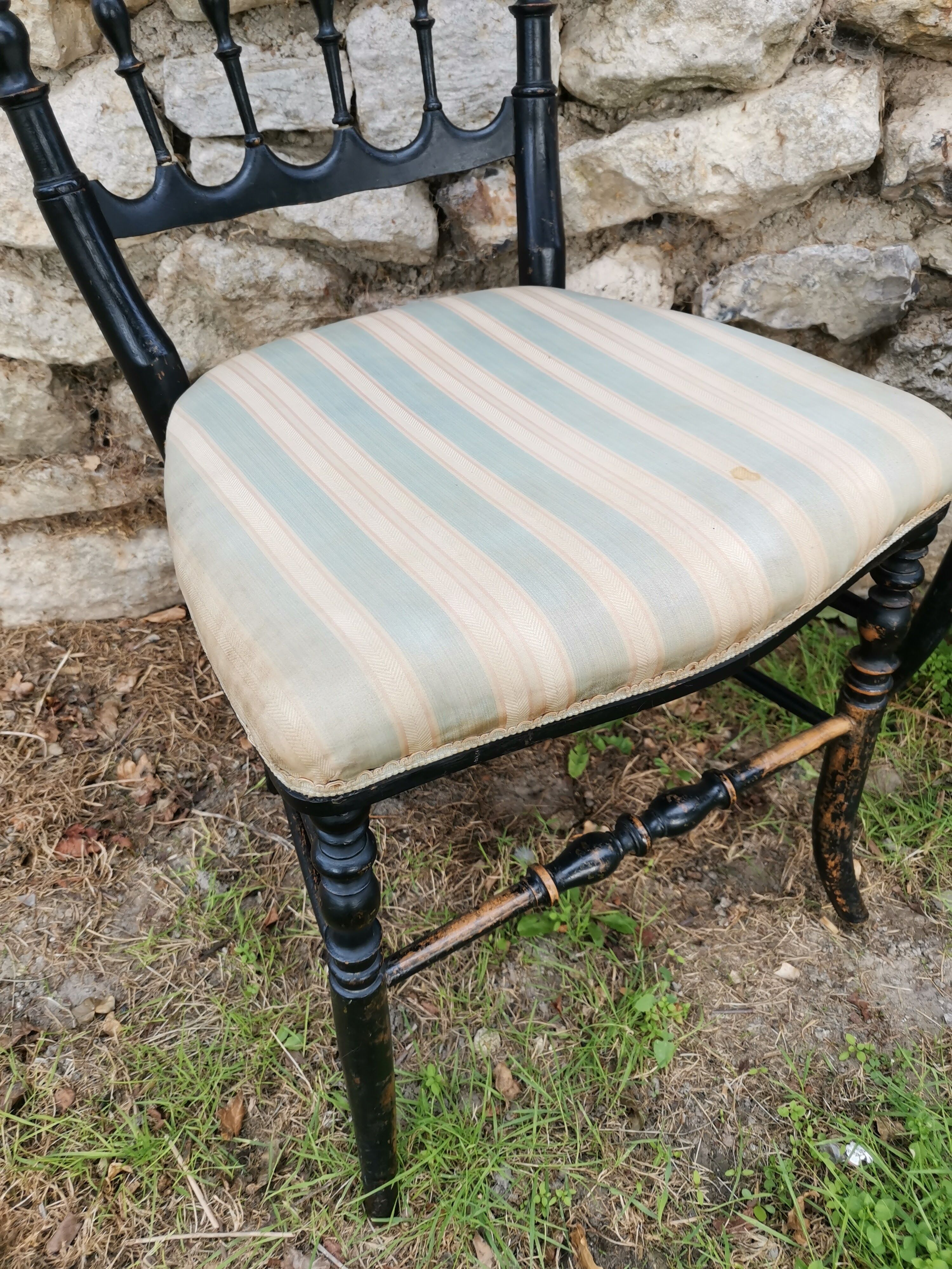 Pair of chairs napoleon lll era