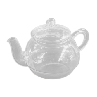 Small glass teapot