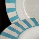 Six assiettes Digoin-Sarreguemines vintages