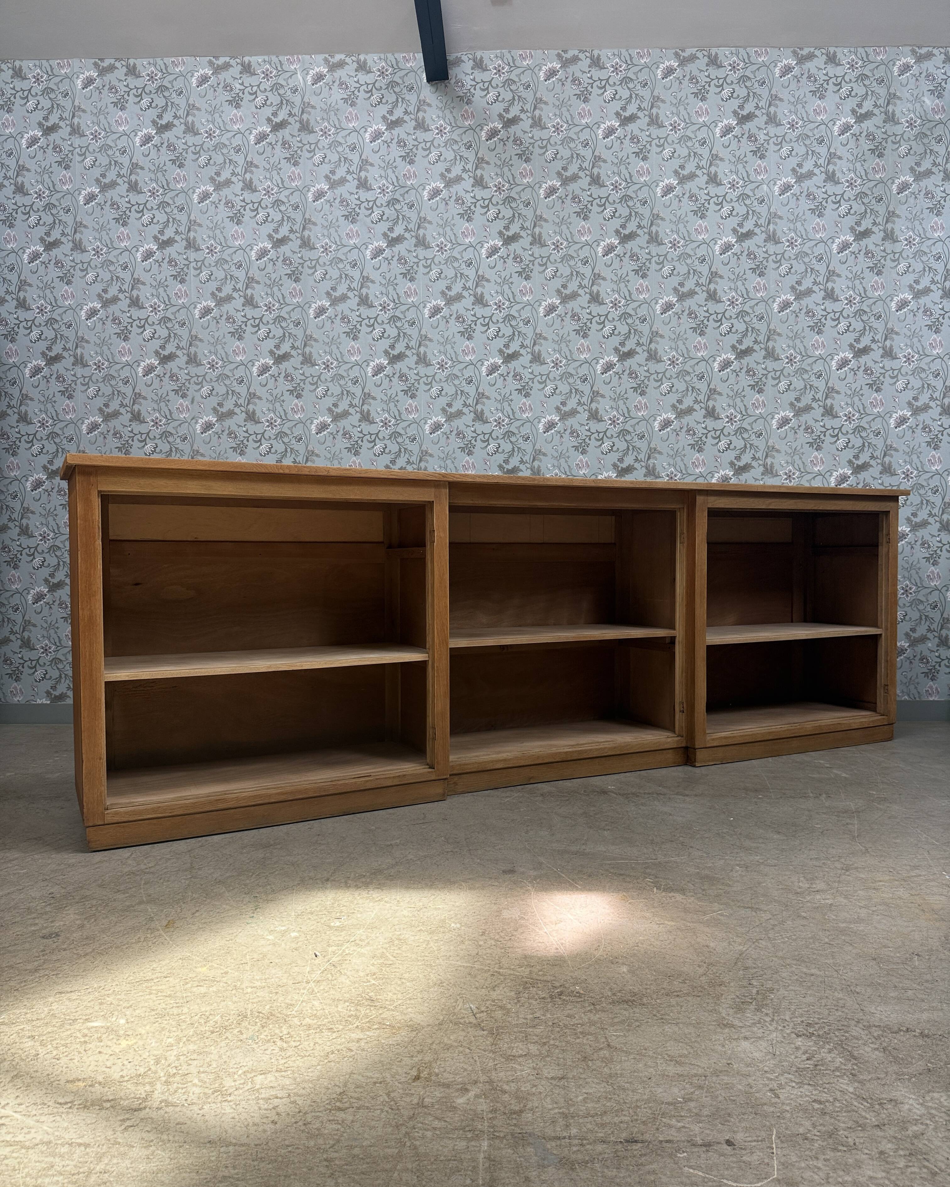 Open oak workshop furniture (renovated)