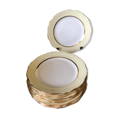 10 Saint Amand dessert plates