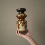 Vintage ceramic vase German ceramic country decoration Scandinavian design handmade