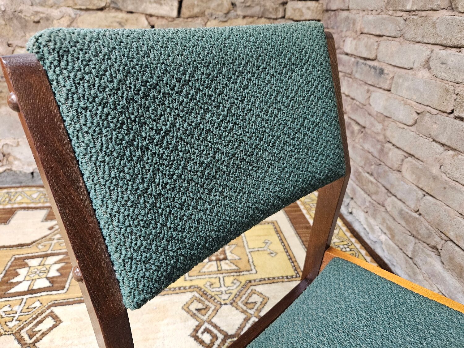 Pair of 1960 teak scandinavian chairs