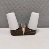 Ceramic bathroom lamp designed by Sigvard Bernadotte for IFÖ Sweden.
