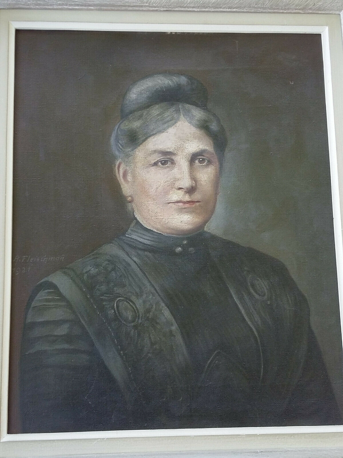 Huile sur toile signée 51 cm x 60 cm