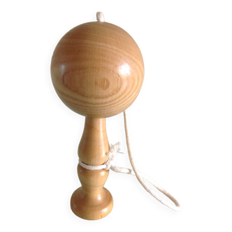 Old bilboquet in varnished wood / vintage 60s-70s