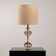 Bronze lamp by Constance D for Lucien Gau