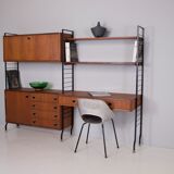 Modular wall shelf desk 1950.
