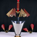 Umbrella holder, brass and pierced metal, France